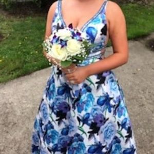 Floral Prom Gown
